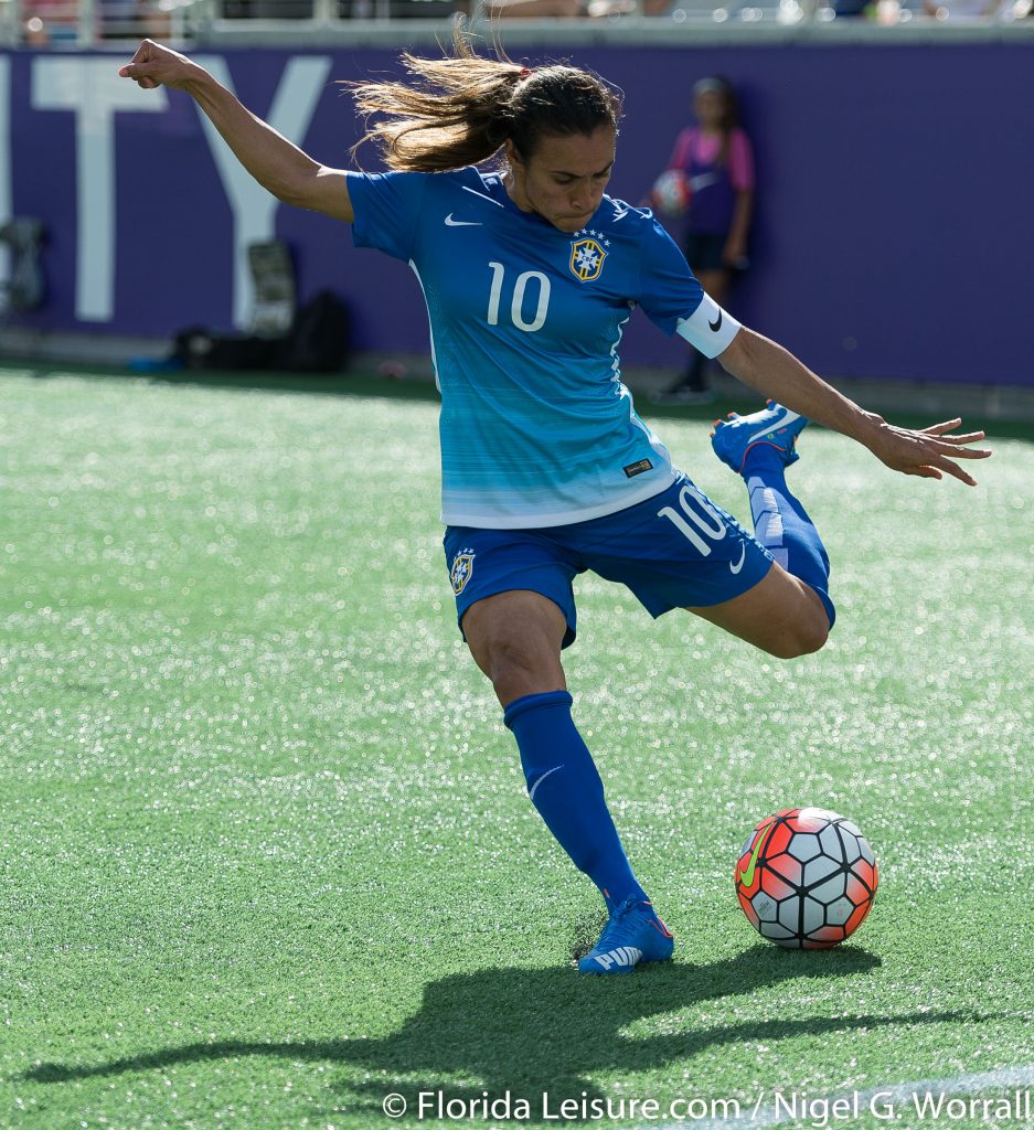 United States Women's Soccer Team 3 Brazil 1, Orlando, Florida - 25th October 2015 (Photographer: Nigel G Worrall)