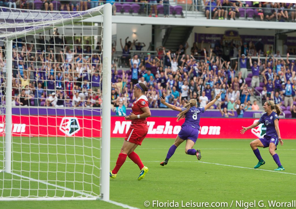 Orlando Pride 1 Washington Spirit 1, Orlando City Stadium, Orlando, 22nd April 2017 (Photographer: Nigel G Worrall)