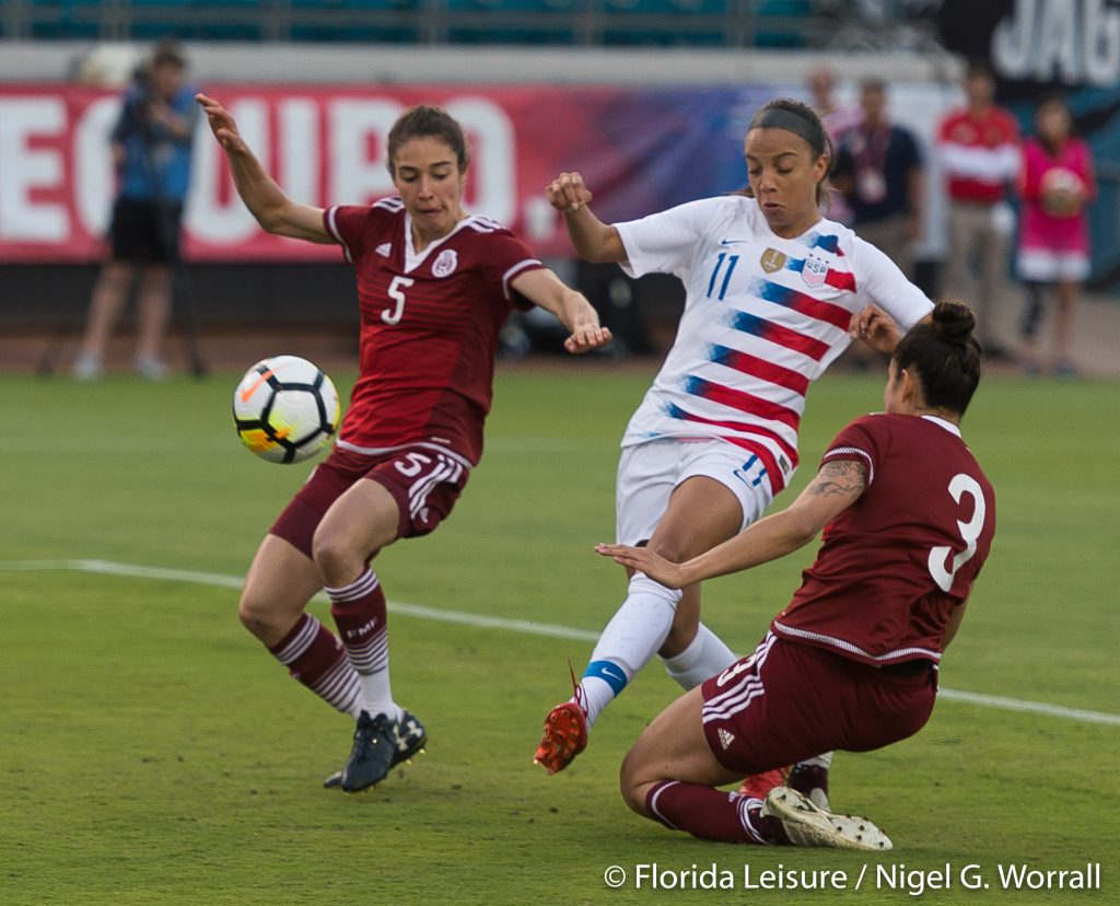 United States Women's National Team vs Mexico, 5th April 2018 (Photographer: Nigel G Worrall)